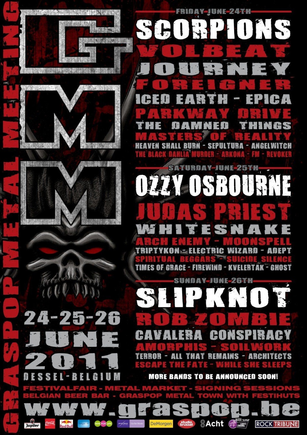 2011 Graspop Poster