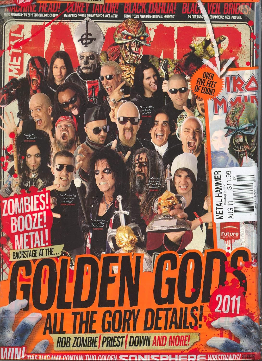 August 2011 Metal Hammer Issue 220 Cover