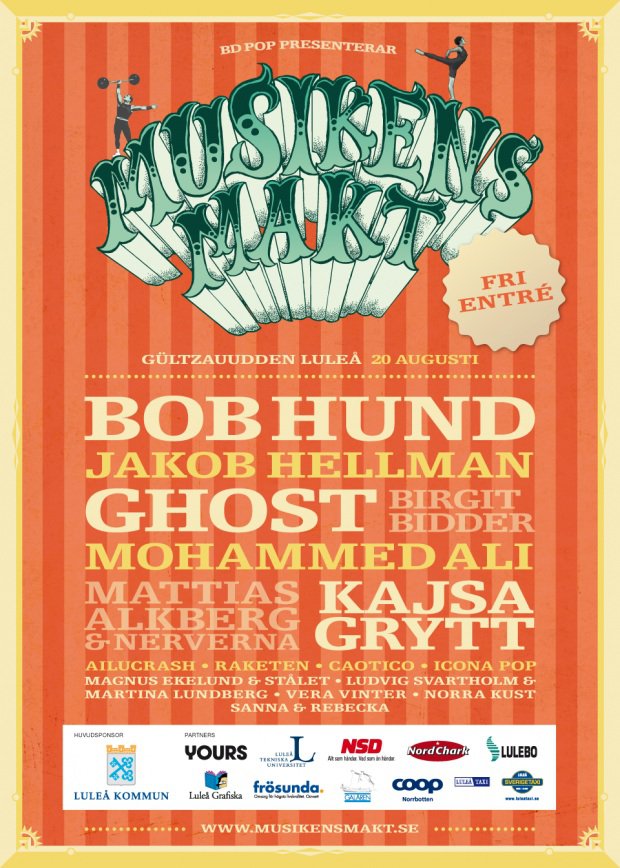 2011 Musikens Makt Poster