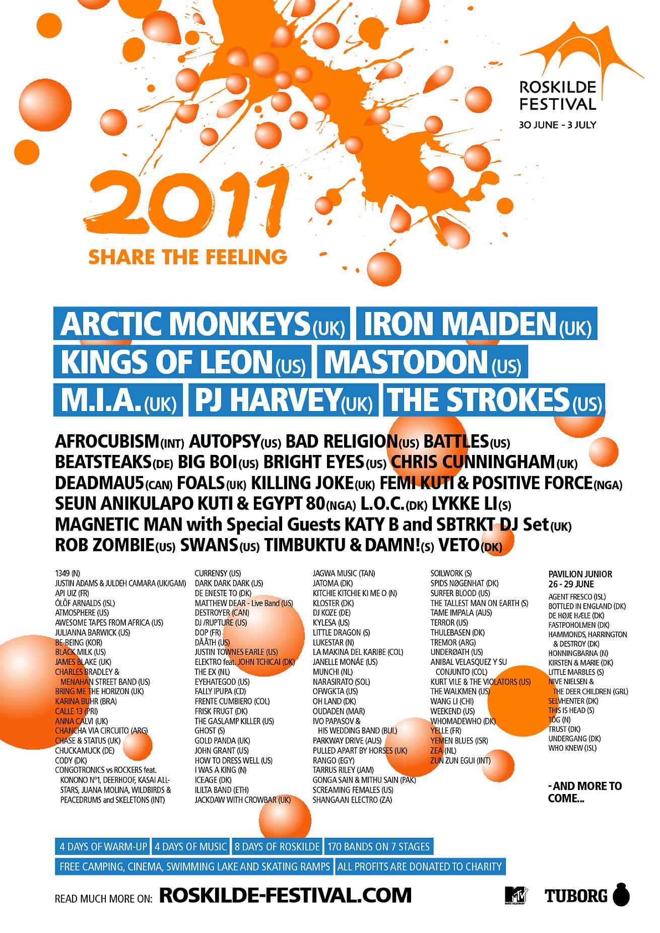 2011 Roskilde Poster