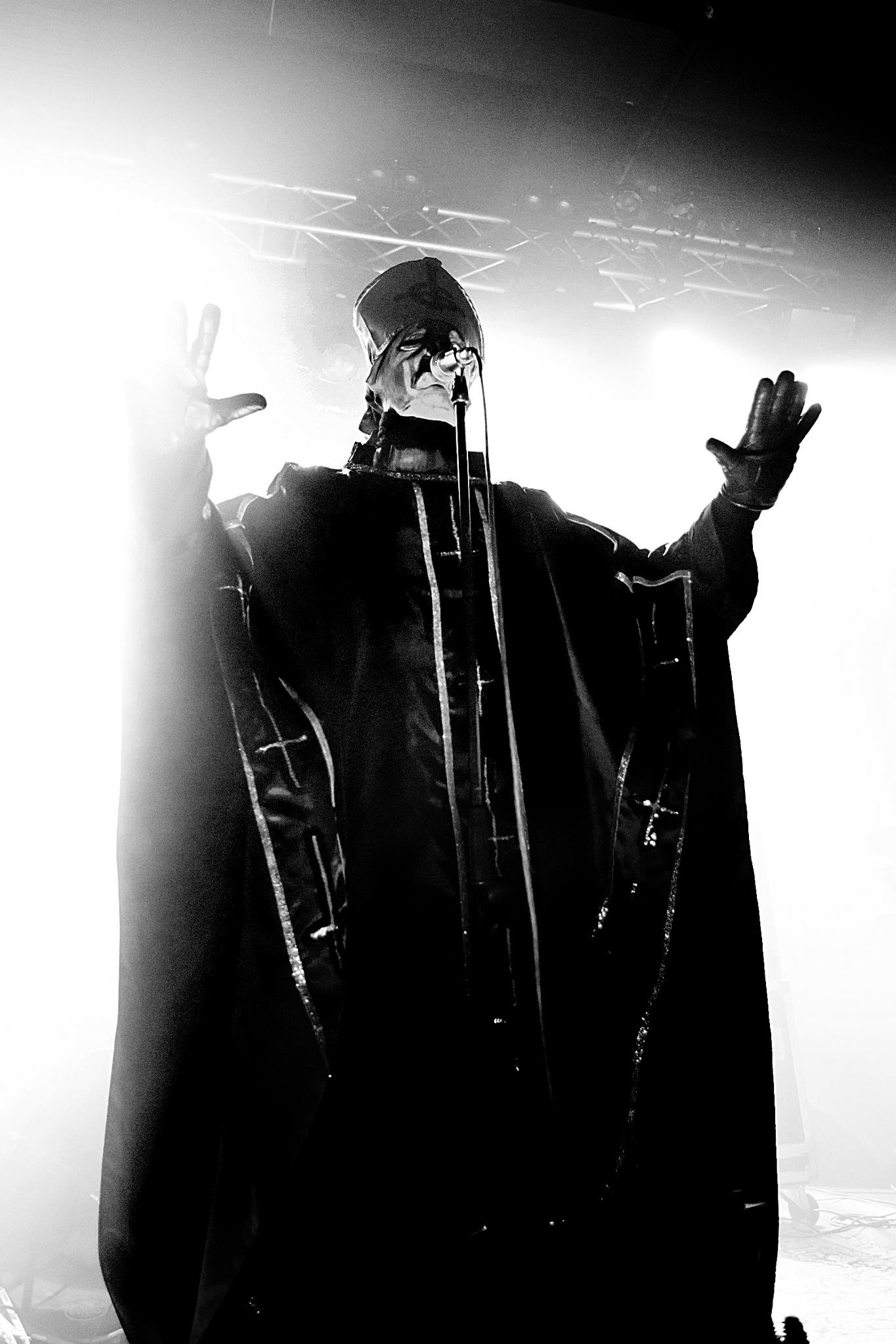 Papa Emeritus black and white