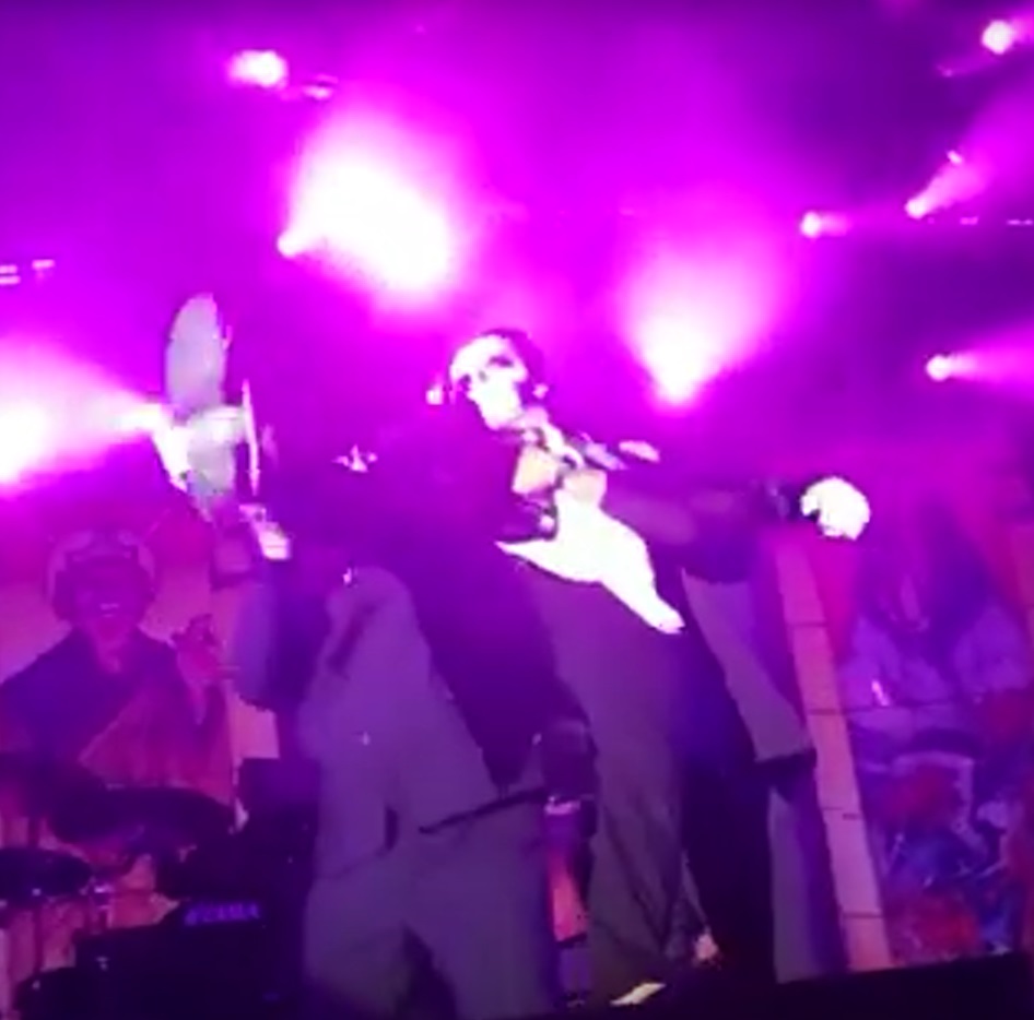 Papa III being drug off stage mid-ritual